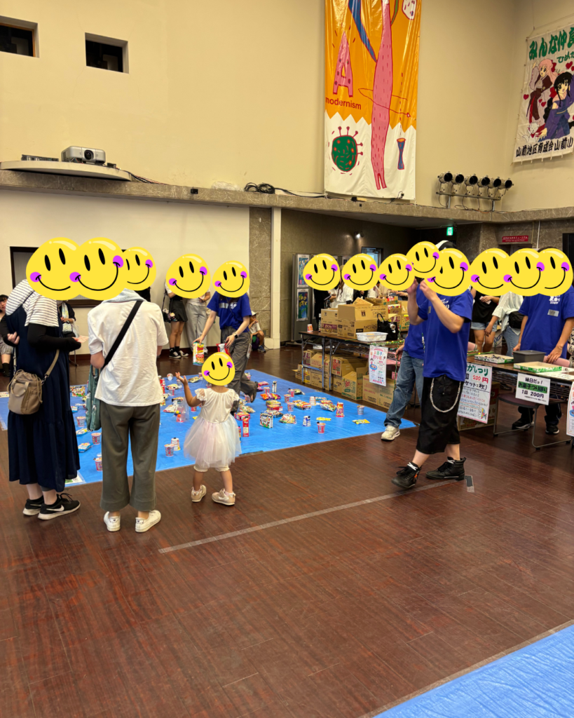 お菓子釣り