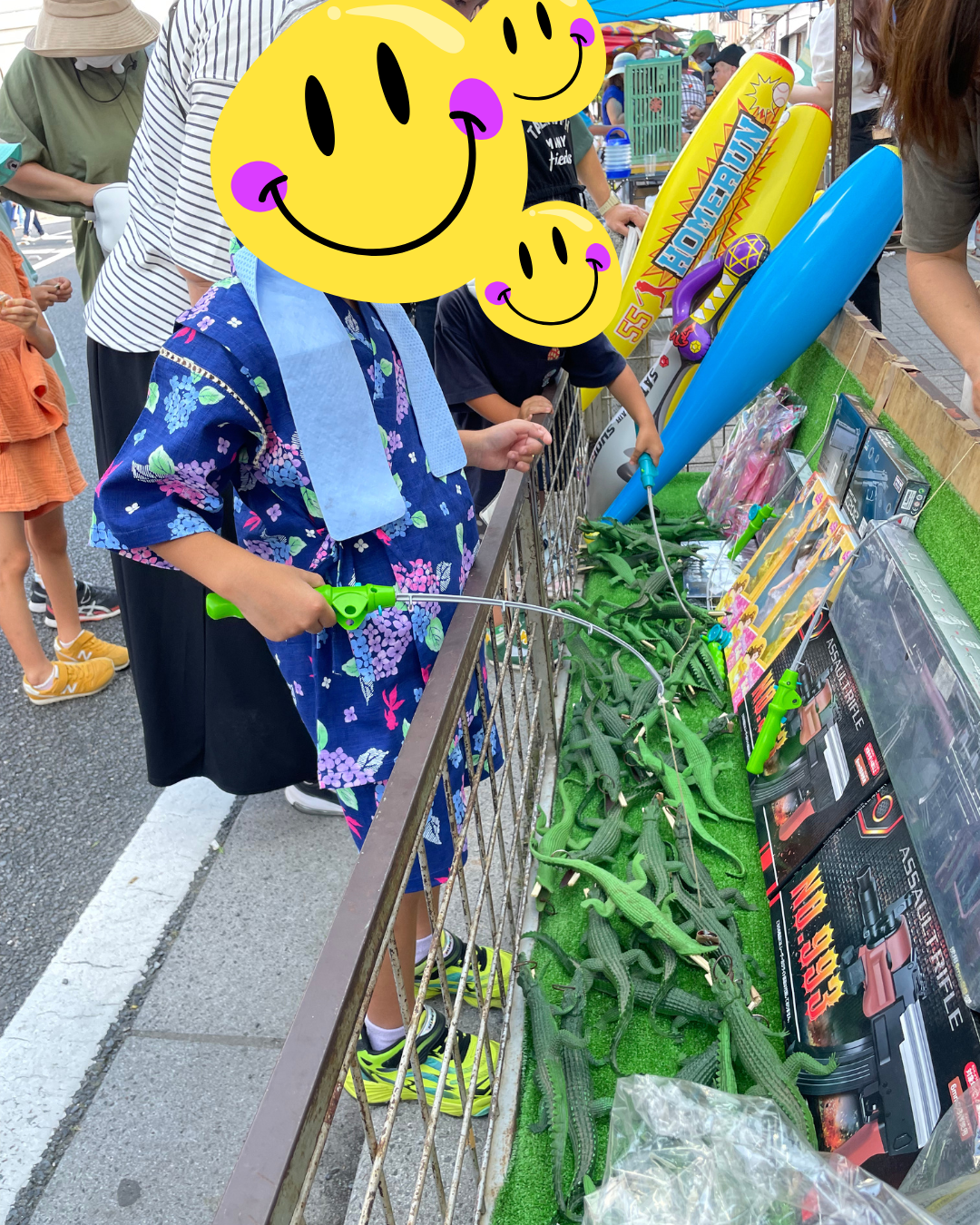 ワニ釣り　おおたまつり