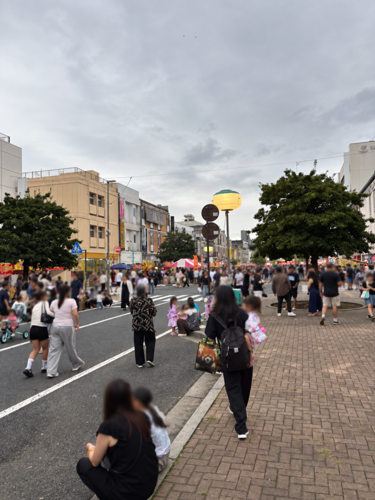 おおたまつり 南会場 混雑状況